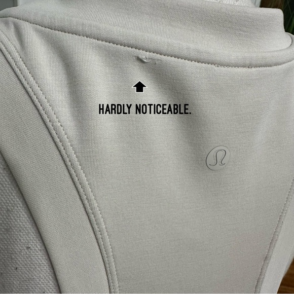 Lululemon Ease of it All V-Neck Midi Dress SZ 8 White Opal Athleisure Casual GUC - Picture 6 of 11